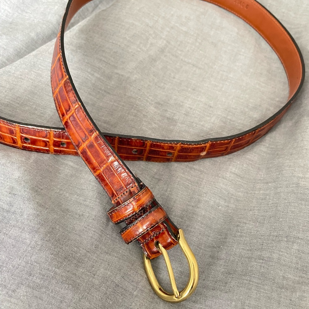 Vintage Tan leather belt